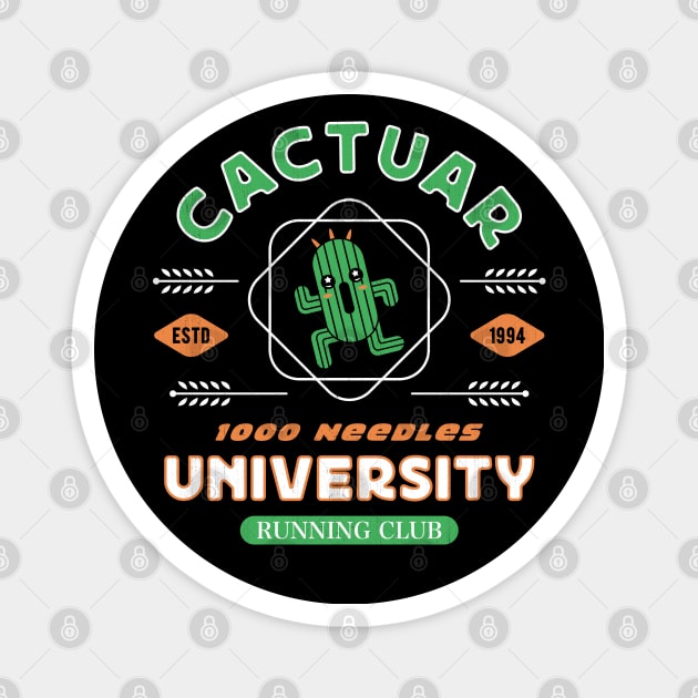 Cactuar Running Club University Magnet by Lagelantee